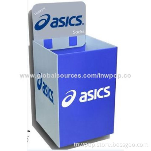 Cardboard POS display, customized size&design, show products all round, can prepackage productNew